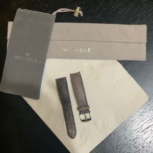 MICHELE 18R watch band (shimmery purple)